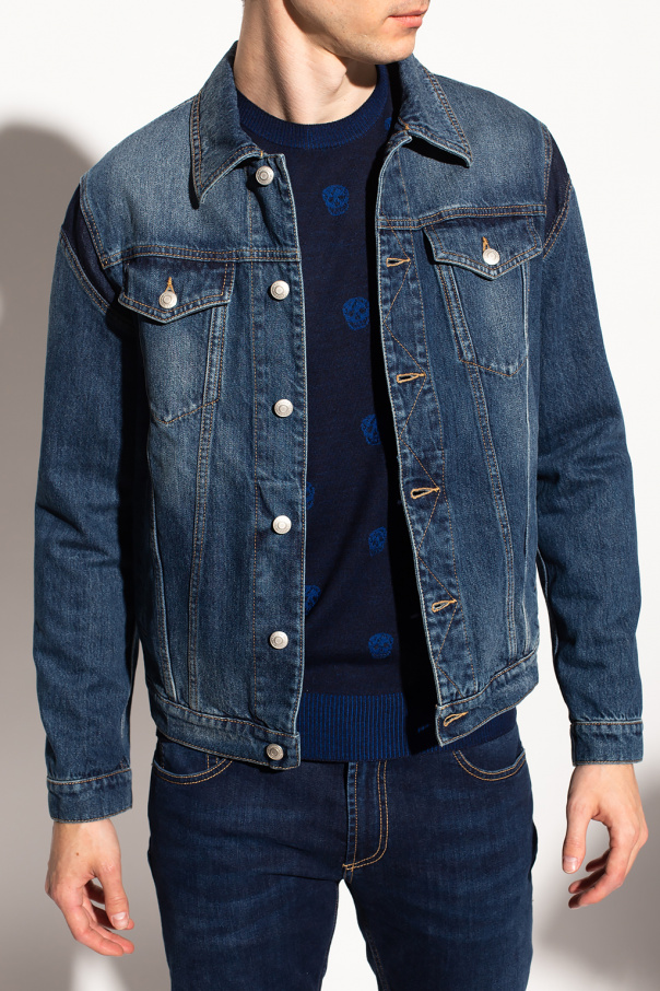 Alexander mcqueen discount mens denim jacket